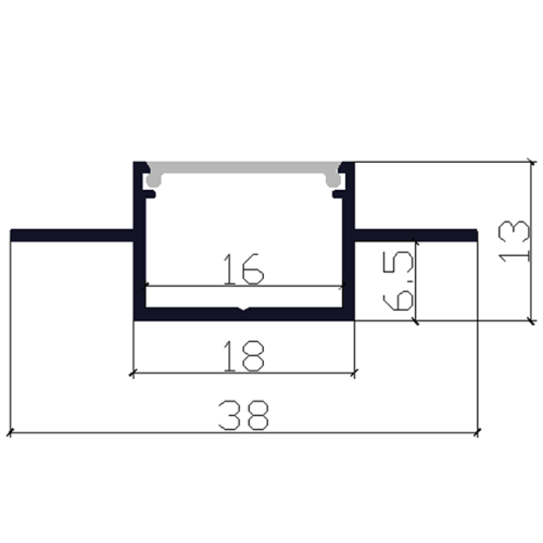 High Brightness LED Linear Light Fixture Strip Lighting